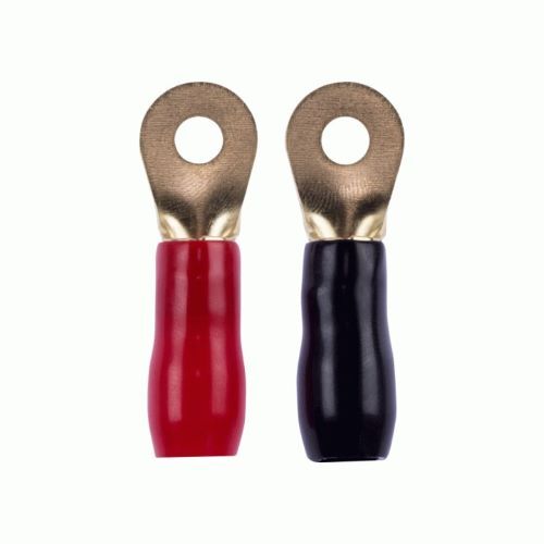 RING TERMINAL RAPTOR 4AWG 1/4IN GOLD RING TERMINALS - 20 PK