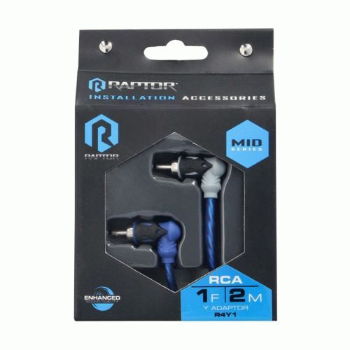 CABLE RAPTOR RCA 2-CHANNEL AUDIO CABLE - Mid-Series 1F-2M