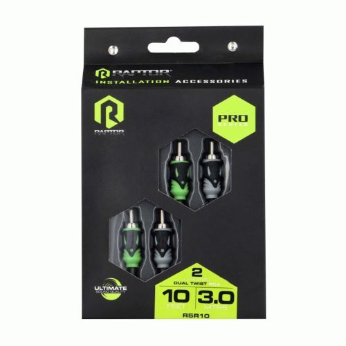 CABLE RAPTOR RCA 2-CHANNEL AUDIO CABLE - PRO SERIES 10 ft