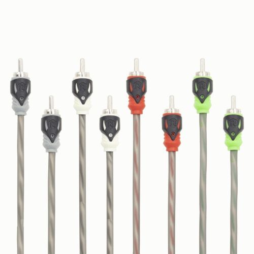 CABLE RAPTOR RCA 4-CHANNEL AUDIO CABLE - PRO SERIES 17 ft