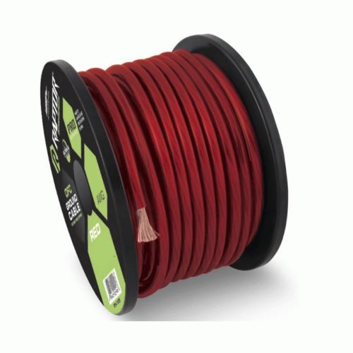 CABLE RAPTOR POWER 100FT 4AWG RED OFC Pro-Series POWER CABLE