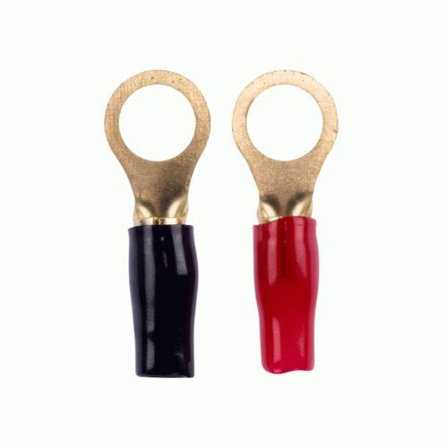 TERMINAL RAPTOR 8 AWG 3/8IN GOLD RING TERMINALS - Mid-Series - 20PK