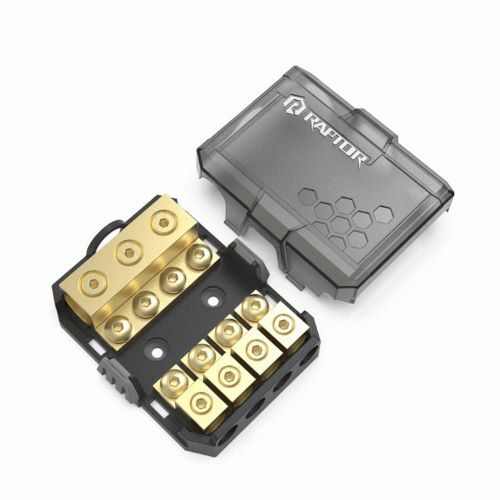FUSED DIST RAPTOR MANL FUSED 4-POSITION DISTRIBUTION BLOCK - PRO SERIES