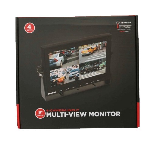 MONITOR COMMERCIAL QUAD VIEW 9-INCH