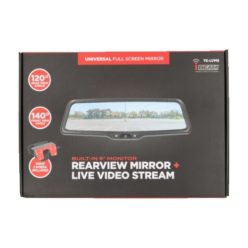 MIRROR REARVIEW  9" LIVE VIEW STREAMING