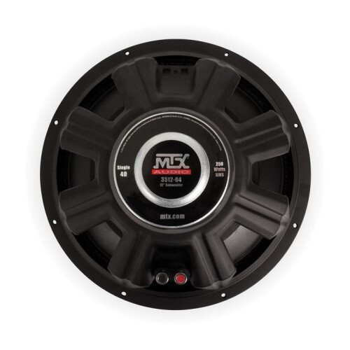 SUBWOOFER THUNDER 3500 12" SINGLE 4O SUBWOOFER  (250W RMS)