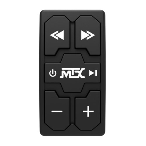 RECEIVER POWERSPORTS UNIVERSAL BLUETOOTH RECEIVER & REMOTE CONTROL ROCKER SWITCH