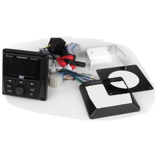 RECEIVER POWERSPORTS ALL-WEATHER MULTIMEDIA RECEIVER WITH BLUETOOTH, AM/FM/WB & SXM READY