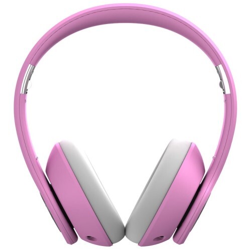 HEADPHONES THUNDER OVER EAR MONITOR HEADPHONES- PINK