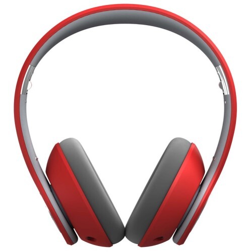 HEADPHONES THUNDER OVER EAR MONITOR HEADPHONES- RED