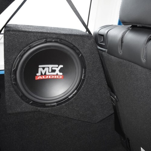 WOOFER LOADED W/10" WOOFER&AMPLIFIED, BLACK. JEEP-4-DR WRANGLER JK 2007-2016. INSTALLS DRIVER SIDE R