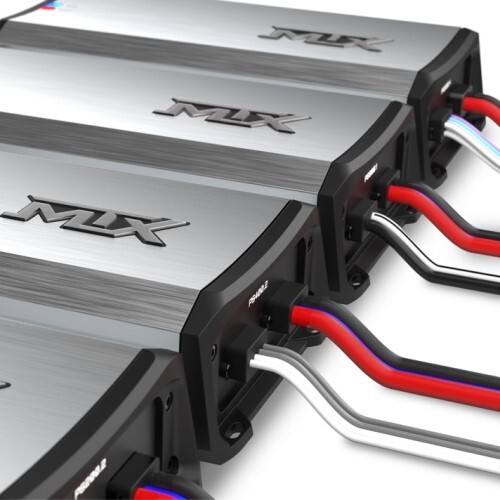 AMPLIFIER 800-WATT RMS FULL RANGE CLASS-D IP-67 RATED, COMPACT, 4-CHANNEL, BRIDGEABLE, POWERSPORTS A