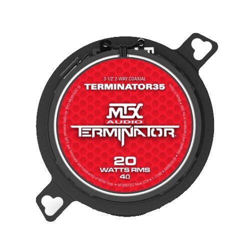 SPEAKER TERMINATOR  3-1/2" COAXIAL