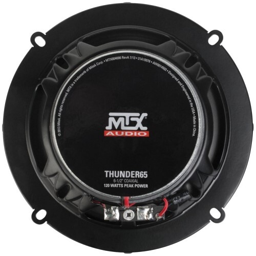 SPEAKER THUNDER SERIES COAXIAL 6-1/2" 2-WAY 60W RMS 4O