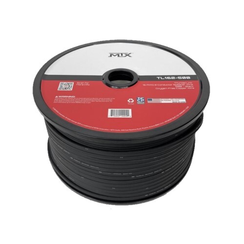 WIRE 16 AWG 2 CONDUCTOR SPEAKER WIRE 500 FT - BLACK