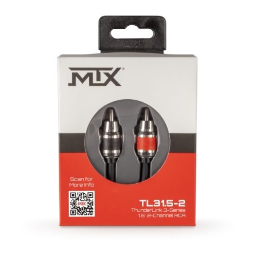 SPEAKER THUNDERLINK 3-SERIES 1.5 FT 2-CHANNEL RCA