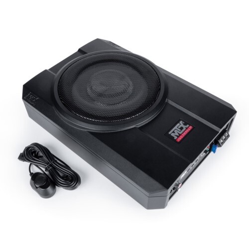 ENCLOSURE 8" AMPLIFIED MICRO SUBWOOFER ENCLOSURE (120W RMS)