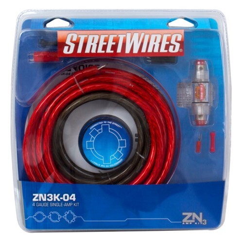 AMPLIFIER KIT ZN3 AMP KIT, 4 AWG RED