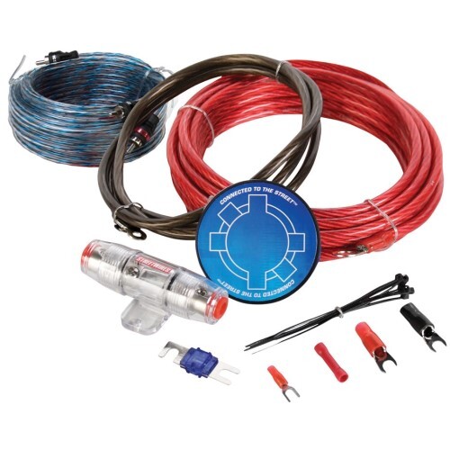 AMPLIFIER KIT ZN3 AMP KIT, 8 AWG RED