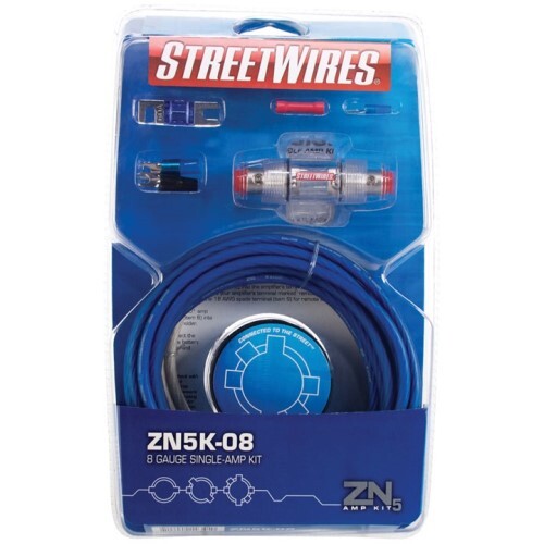 AMPLIFIER KIT ZN5 AMP KIT, 8 AWG BLUE