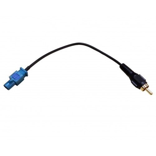 CABLE OEM CAMERA FAKRA CONNECTOR TO MALE RCA FOR CONNECTING EXISTING OEM REV CAMERA