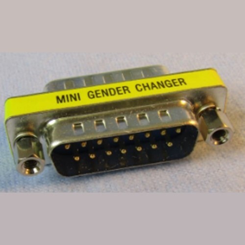 GENDER CHANGER DB15M/DB15M