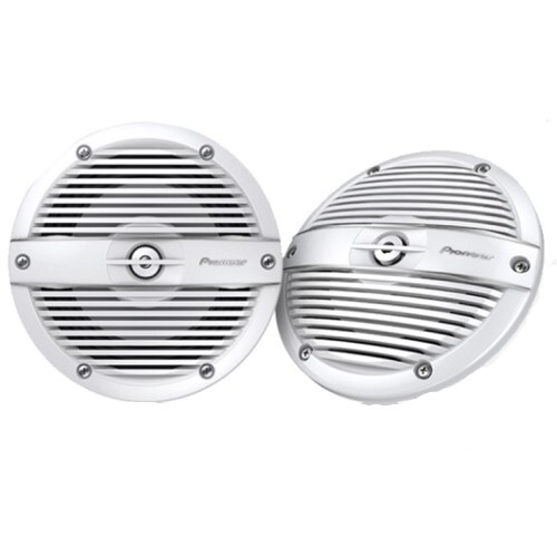 SPEAKERS MARINE 6.5“ 2-WAY 200 WATT MAX POWER CLASSIC GRILL DESGIN (PAIR)