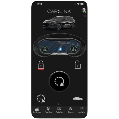 CARLINK CELLULAR SMARTPHONE CONTROL WITH 1ST YEAR OF SERVICE FREE