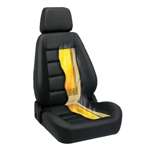 SEAT HEATER CARBON FIBER (SEAT & BACK), 3-POSITION SWITCH (HI/OFF/LOW)