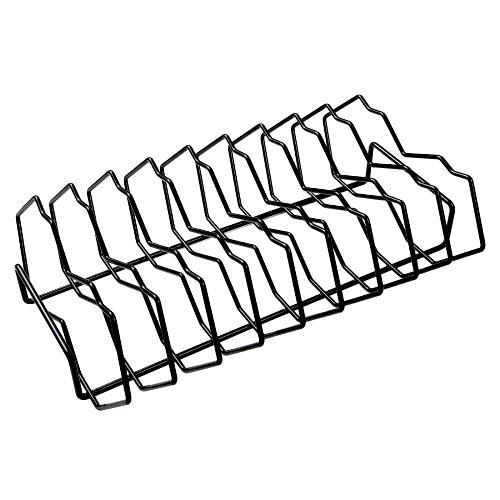 GRILL ACCESSORY 9 SLOT RIB RACK FOR XL CHARCOAL