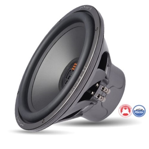 Subwoofer 12“  Dual 4 Ohm Powersports Subwoofer with Grill