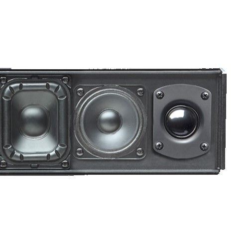 Sound bar 6 Speaker System Bluetooth Powersports Sound Bar - 250Wrms