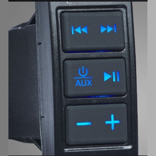 Receiver Rocker Switch Bluetooth Receiver with AUX in and out