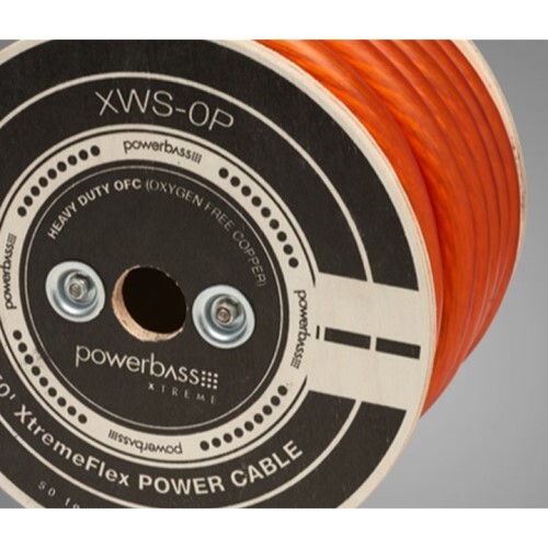 Cable 50' 1/0 Gauge 100% OFC Power Cable Spool
