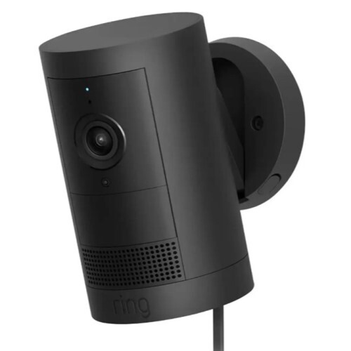 CAMERA RING OUTDOOR CAM PLUS PLUG-IN - BLACK