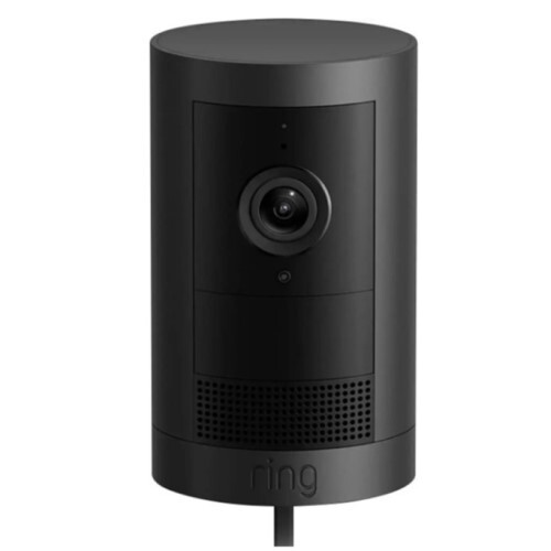 CAMERA RING OUTDOOR CAM PLUS PLUG-IN - BLACK