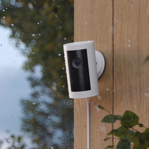 CAMERA RING OUTDOOR CAM PLUS PLUG-IN - WHITE