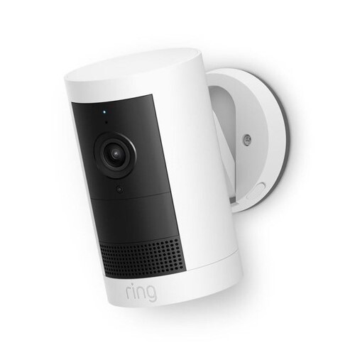 CAMERA RING OUTDOOR CAM PLUS BATTERY - WHITE