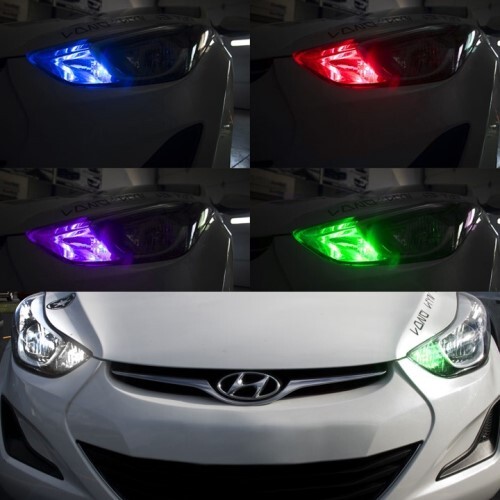 KIT HEADLIGHT LED CONVERSION V2 9005 DEMON EYE - DUAL FUNCTION KIT W/DRIVING & ACCENT FUNCTIONS