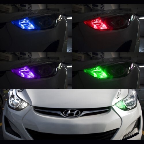 KIT HEADLIGHT CONVERSION LED V2 H1 DEMON EYE-DUAL FUNCTION KIT W/DRIVING & ACCENT FUNCTIONS