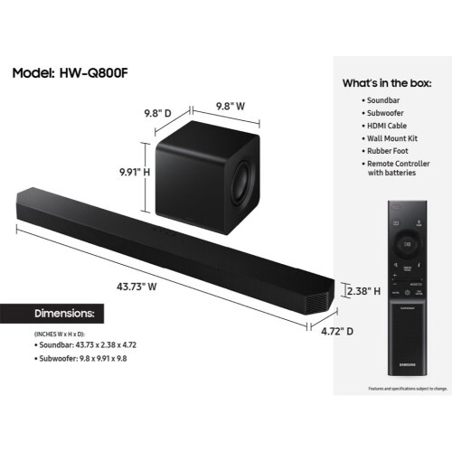 SOUNDBAR 5.1.2 BLUETOOTH BIXBY ALEXA DOLBY ATMOS DOLBY DIGITAL 5.1 DTS:X (2025)