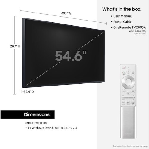 TV 55“ OUTDOOR THE TERRACE QLED 4K SHADE/IN SUN 2000 NIT