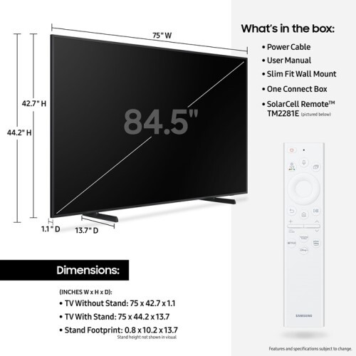 TV 85" THE FRAME QLED 4K SMART TV (2022)