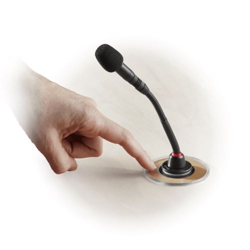 MUTE BUTTON AND ADAPTER F/MICROFLEX MX395-LED AND COMPATIBLE GOOSENECKS