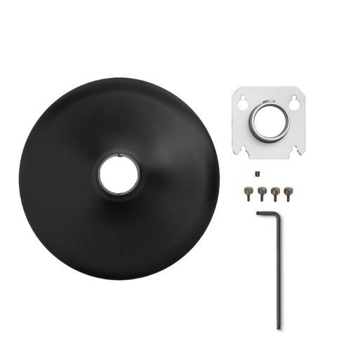 MOUNT KIT - 1.5" POLE MOUNTING ACCESSORY KIT FOR MXA901-R MICROPHONES, BLACK