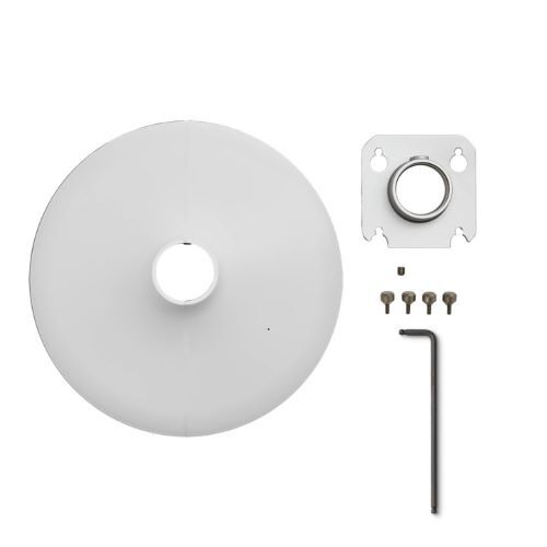 MOUNT KIT - 1.5" POLE MOUNTING ACCESSORY KIT FOR MXA901-R MICROPHONES, WHITE