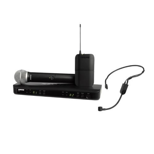 WIRELESS SYSTEM DUAL RECEIVER  W/PGA31 HEADWORN MIC AND PG58 HANDHELD