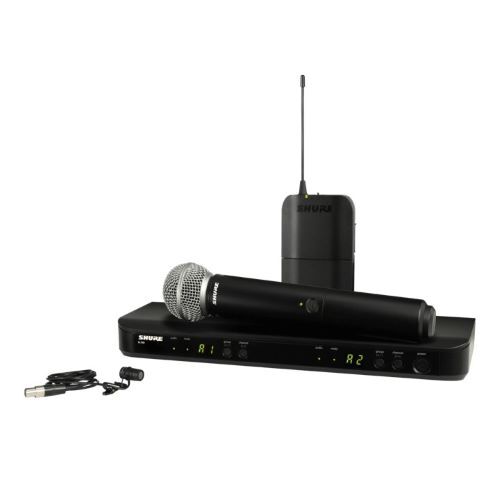 WIRELESS SYSTEM BLX1288 COMBO W/WL185 LAPEL AND SM58 HANDHELD