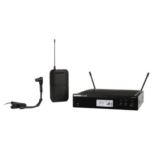 WIRELESS INSTRUMENT SYSTEM RACK MOUNT WITH WB98H/C CARDIOID CONDENSER INSTRUMENT MICROPHONE