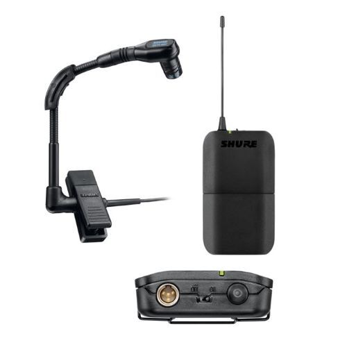 WIRELESS INSTRUMENT SYSTEM WITH WB98H/C CARDIOID CONDENSER INSTRUMENT MICROPHONE